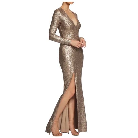 Dress The Population Gold Dress The Population Mini SM Gold